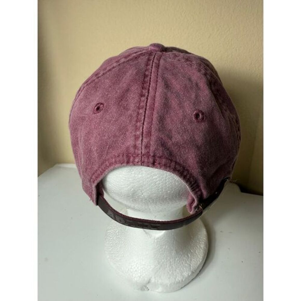 Texas A&M University Vintage Style Burgundy Baseball Cap Hat‎ Campus Wear - Picture 3 of 8